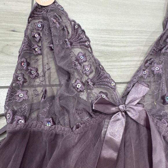 NWT Spree Intimate Purple/Elderberry Lingerie dress with matching panty size sma - Picture 7 of 10